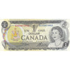 BC-46bA 1973 Canada $1 Crow-Bouey, AAX, Almost Uncirculated (AU50)