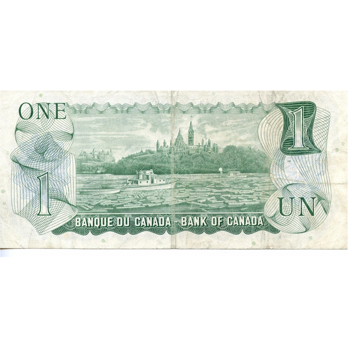 BC-46aA 1973 Canada $1 Lawson-Bouey, *GL, F