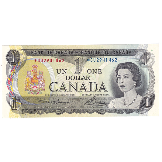 BC-46aA 1973 Canada $1 Lawson-Bouey, *GU, UNC