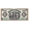 DC-18b 1911 Dominion $1 Various-Boville, Green Line, Very Fine (VF20)