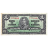 BC-21a 1937 Canada $1 Osborne-Towers, D/A, Extra Fine (EF40)
