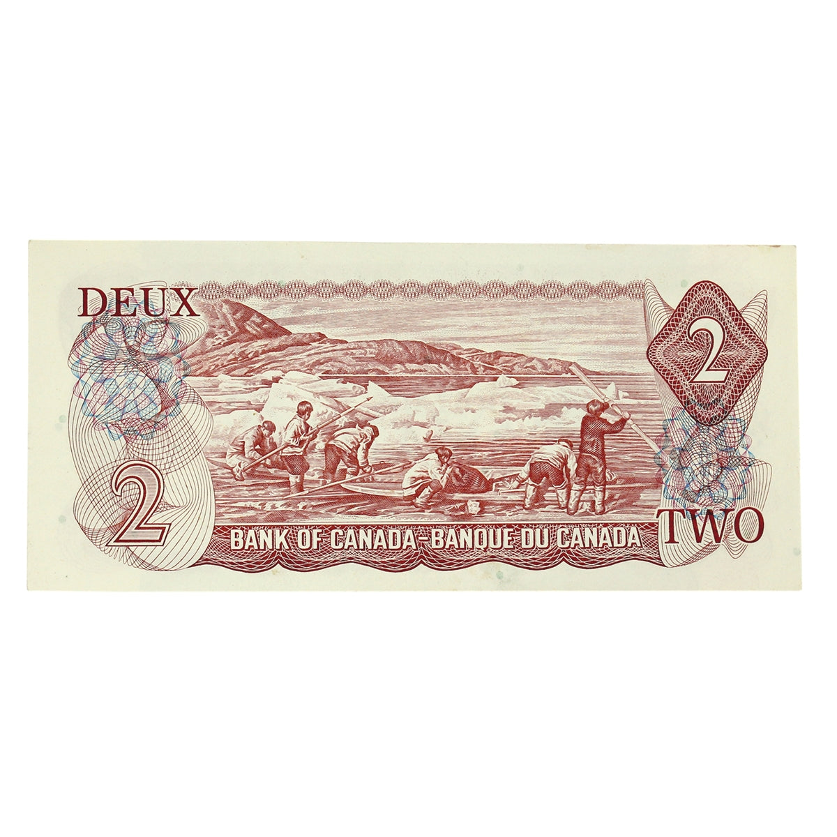 BC-47aA 1974 Canada $2 Lawson-Bouey, *RA, Almost Uncirculated (AU50)