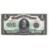 DC-25f 1923 Dominion $1 McCavour-Saunders, Black Seal, Group 2, Series S, Extra Fine (EF40)