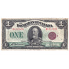 DC-25i 1923 Dominion $1 McCavour-Saunders, Bronze Seal, Group 2, Series B, F