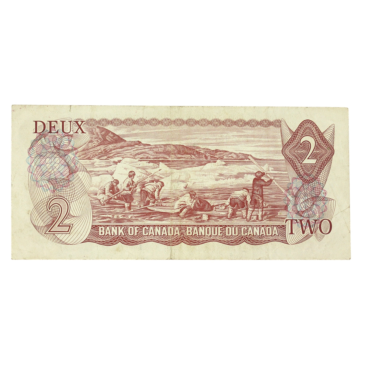 BC-47bA 1974 Canada $2 Crow-Bouey, ABX, Fine (F12)