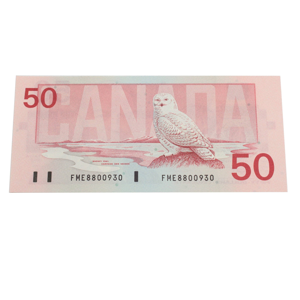 BC-59dA 1988 Canada $50 Knight-Dodge, FME (8.68-9.00), Uncirculated (MS60)
