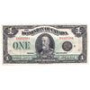 DC-25o 1923 Dominion $1 Campbell-Clark, Black Seal, Group 4, Series E, VF-EF (VF30)