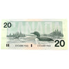 BC-58d 1991 Canada $20 Knight-Dodge, EVZ, UNC