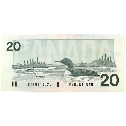 BC-58d 1991 Canada $20 Knight-Dodge, EYB, CUNC