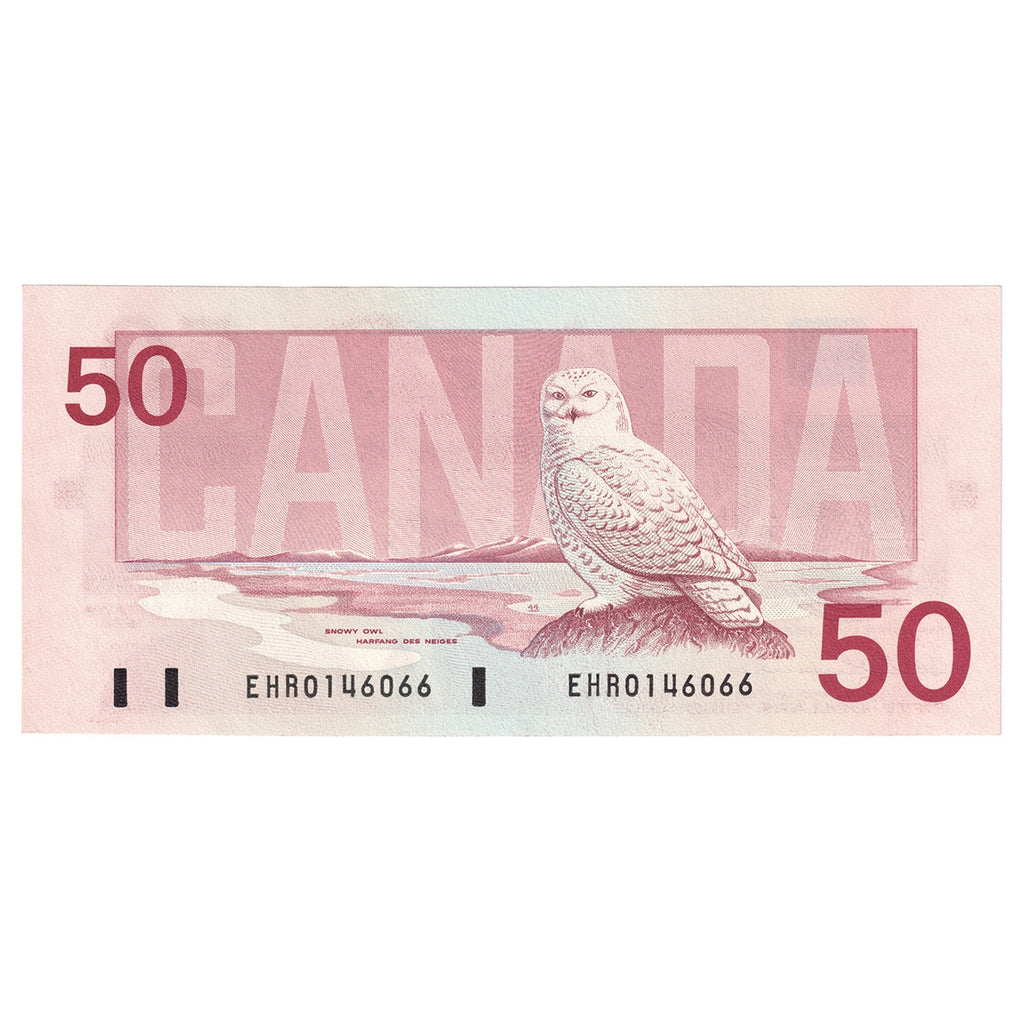 BC-59a 1988 Canada $50 Thiessen-Crow, EHR, Uncirculated (MS60)