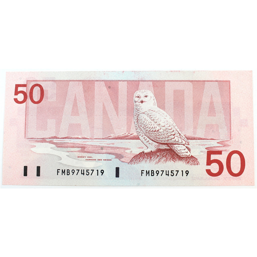 BC-59d 1988 Canada $50 Knight-Dodge, FMB, AU-UNC (AU55)