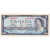 BC-39a 1954 Canada $5 Beattie-Coyne, L/C, Fine (F12)