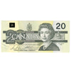 BC-58b-i 1991 Canada $20 Bonin-Thiessen, ASP, AU-UNC (AU55)