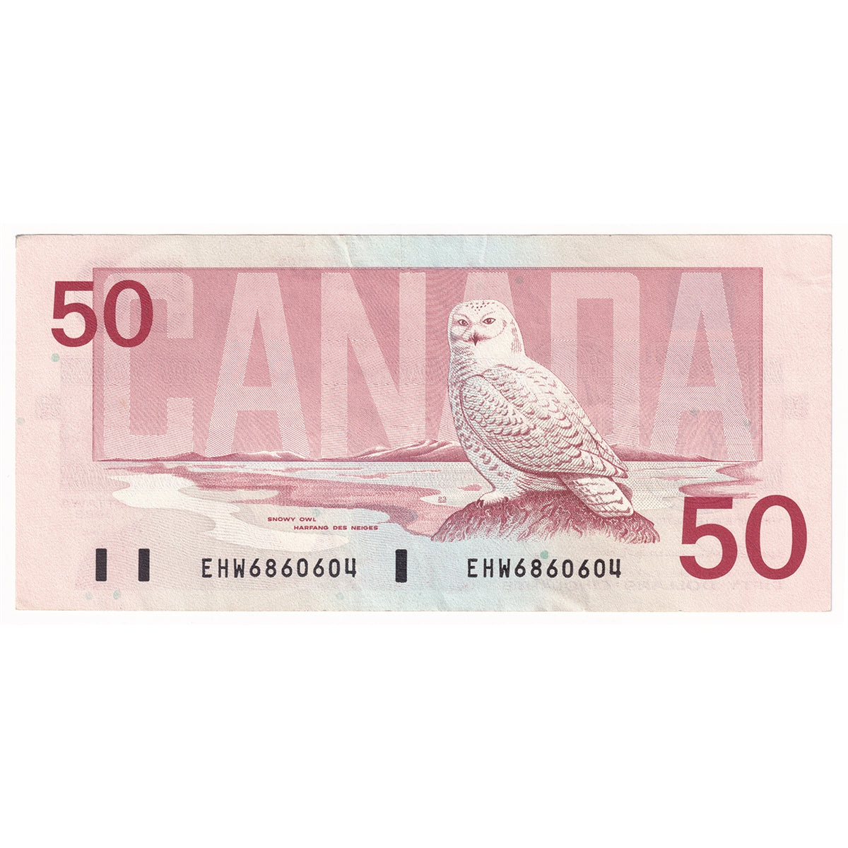 BC-59a 1988 Canada $50 Thiessen-Crow, EHW, Almost Uncirculated (AU50)