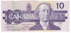 BC-57a 1989 Canada $10 Thiessen-Crow, ADE, AU-UNC