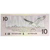BC-57a 1989 Canada $10 Thiessen-Crow, ADT, AU-UNC (AU55)