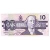 BC-57a 1989 Canada $10 Thiessen-Crow, AEH, AU-UNC (AU55)