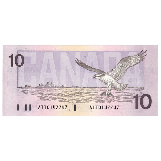 BC-57a 1989 Canada $10 Thiessen-Crow, ATT, CUNC
