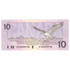 BC-57a 1989 Canada $10 Thiessen-Crow, ATW, Almost Uncirculated (AU50)