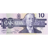 BC-57a 1989 Canada $10 Thiessen-Crow, BDC, AU-UNC (AU55)