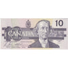 BC-57b 1989 Canada $10 Bonin-Thiessen, BEF, Uncirculated (MS60)