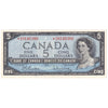 BC-39bA 1954 Canada $5 Beattie-Rasminsky, *S/S, AU-UNC (AU55)