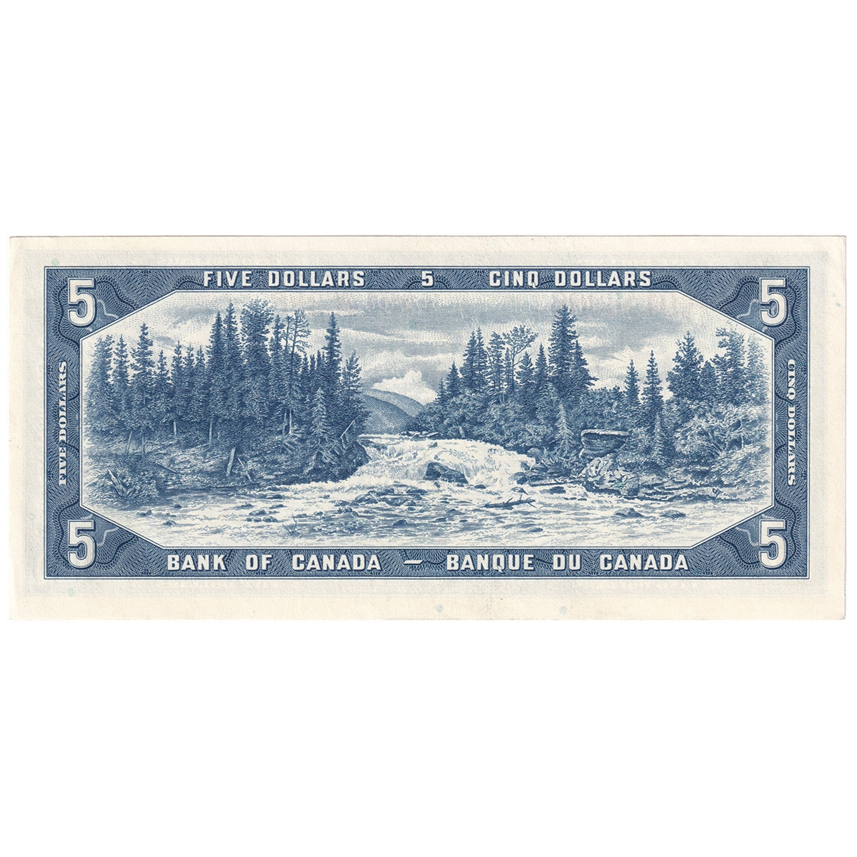BC-39bA 1954 Canada $5 Beattie-Rasminsky, *S/S, AU-UNC (AU55)