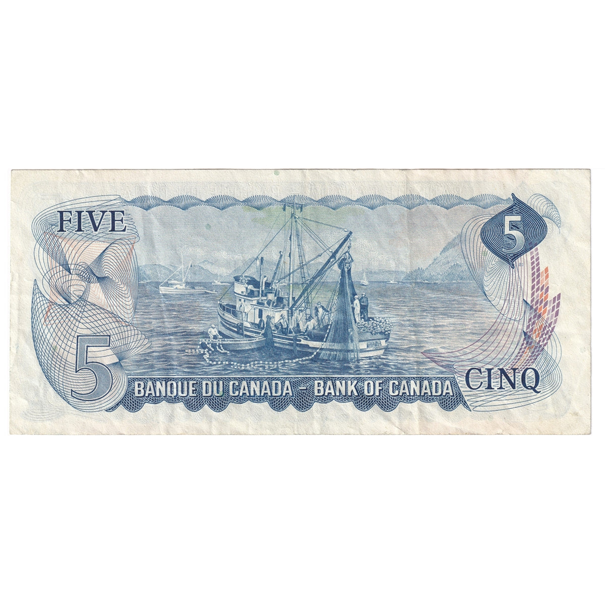 BC-48b 1972 Canada $5 Lawson-Bouey, SS, Very Fine (VF20)