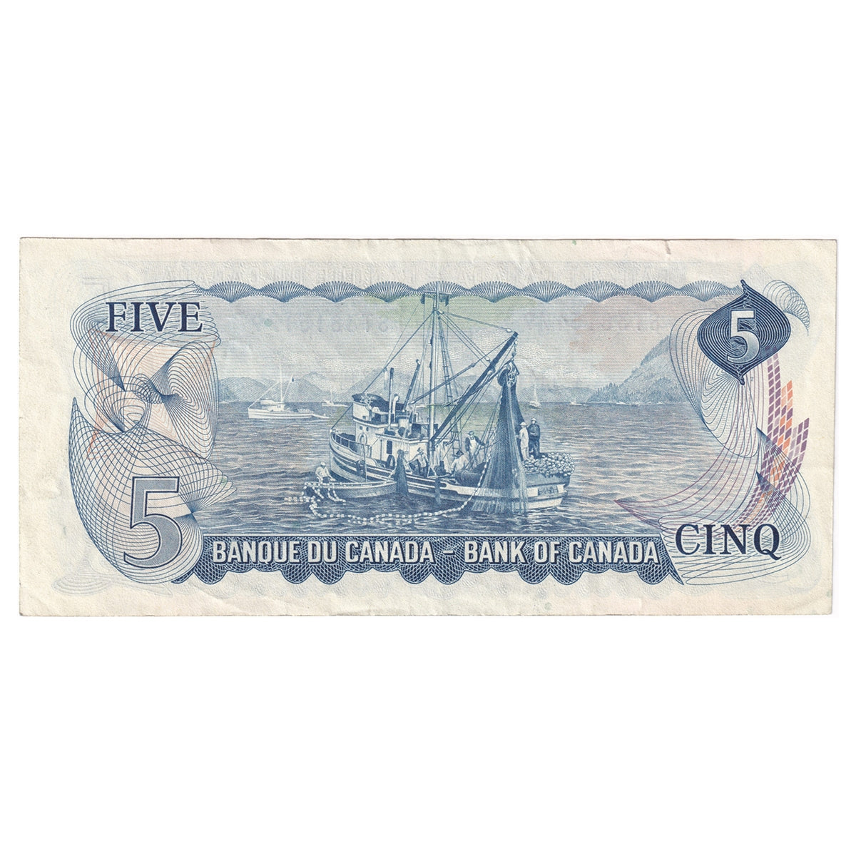 BC-48b 1972 Canada $5 Lawson-Bouey, ST, Extra Fine (EF40)