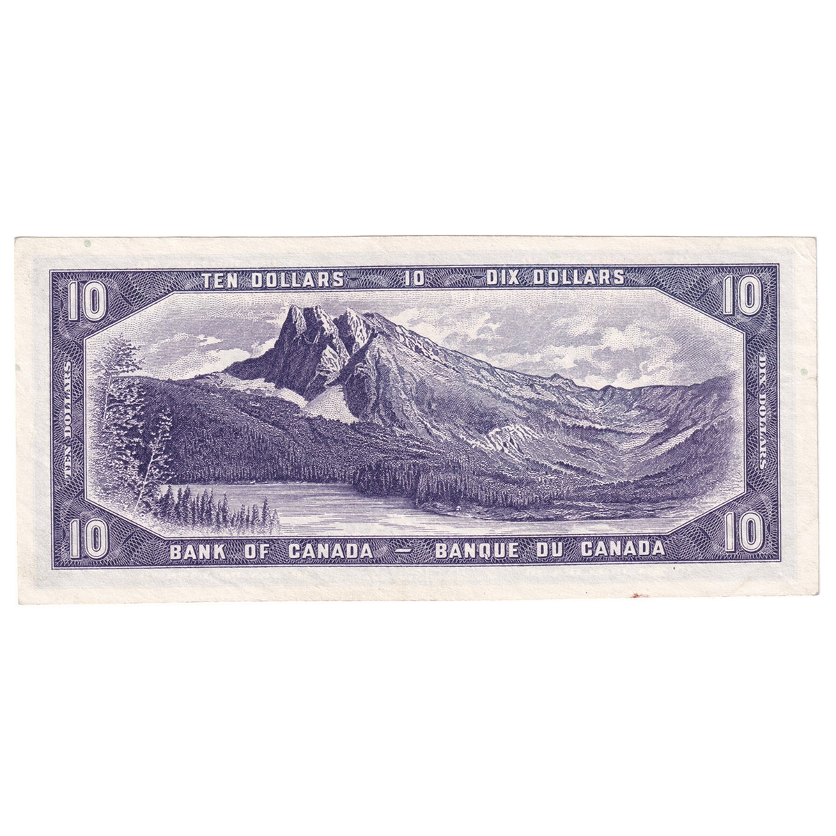 BC-40aA 1954 Canada $10 Beattie-Coyne, *A/D, VF-EF (VF30)