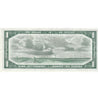 BC-37a 1954 Canada $1 Beattie-Coyne, G/L, Extra Fine (EF40)