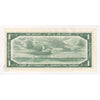 BC-37b 1954 Canada $1 Beattie-Rasminsky, U/O, EF-AU (EF45)