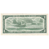 BC-37b 1954 Canada $1 Beattie-Rasminsky, U/Y, EF-AU (EF45)