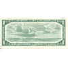 BC-37b-i 1954 Canada $1 Beattie-Rasminsky, H/F, AU-UNC