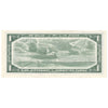 BC-37b-i 1954 Canada $1 Beattie-Rasminsky, T/Z, Almost Uncirculated (AU50)