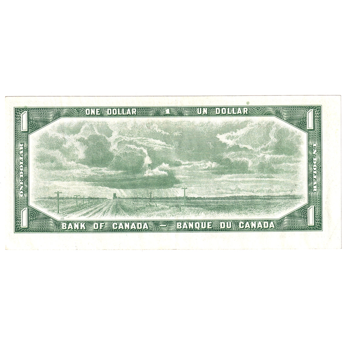 BC-37d 1954 Canada $1 Lawson-Bouey, C/I, EF