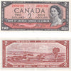 BC-38a 1954 Canada $2 Beattie-Coyne, T/B, EF-AU (EF45)