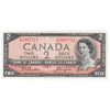 BC-38a 1954 Canada $2 Beattie-Coyne, S/B, Almost Uncirculated (AU50)