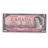 BC-38b 1954 Canada $2 Beattie-Rasminsky, E/R, Choice Uncirculated (CUNC63)