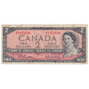 BC-38bT 1954 Canada $2 Beattie-Rasminsky, S/R, Test Note, F