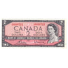 BC-38c 1954 Canada $2 Bouey-Rasminsky, I/G, AU-UNC (AU55)