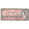 BC-38d 1954 Canada $2 Lawson-Bouey, O/G, Extra Fine (EF40)