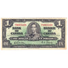 BC-21c 1937 Canada $1 Gordon-Towers, B/L, Fine (F12)