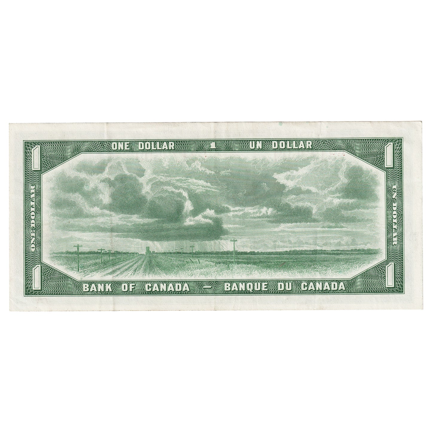 BC-29a 1954 Canada $1 Coyne-Towers, Devil's Face, B/A, EF