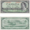 BC-29a 1954 Canada $1 Coyne-Towers, Devil's Face, C/A, VF-EF (VF30)