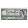 BC-29b 1954 Canada $1 Beattie-Coyne, Devil's Face, R/A, VF-EF (VF30)