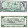 BC-37a-i 1954 Canada $1 Beattie-Coyne, B/M, AU-UNC (AU55)
