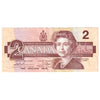 BC-55b 1986 Canada $2 Thiessen-Crow, AUN, Very Fine (VF20)