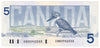 BC-56b 1986 Canada $5 Thiessen-Crow, GNN, CUNC