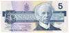 BC-56b 1986 Canada $5 Thiessen-Crow, GNN, CUNC